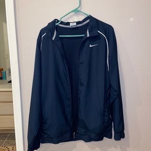 Navy Nike windbreaker